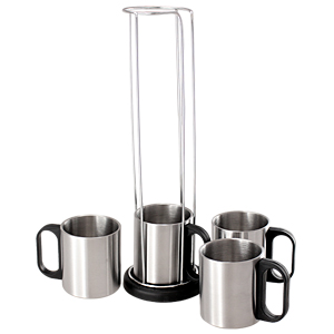 Set Tazas Metálicas